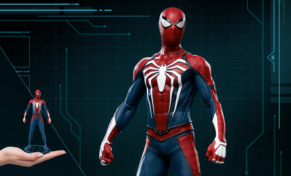 Smaller, Cheaper Advanced Suit Spider-Man Statue On The Way