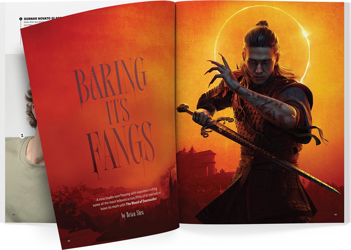 Game Informer Issue 378 - The Blood of Dawnwalker spread preview