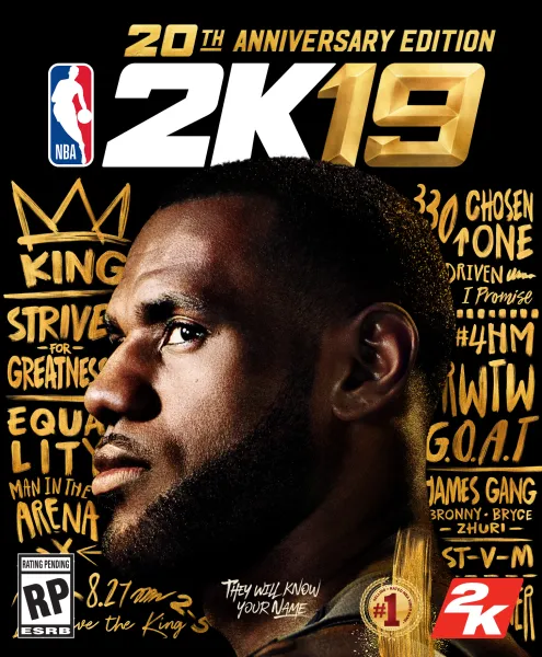LeBron James Named NBA 2K19 Cover Athlete For 20th Anniversary Edition
