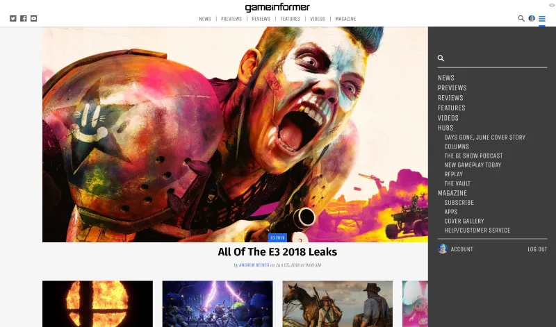 Welcome To The New Gameinformer.com