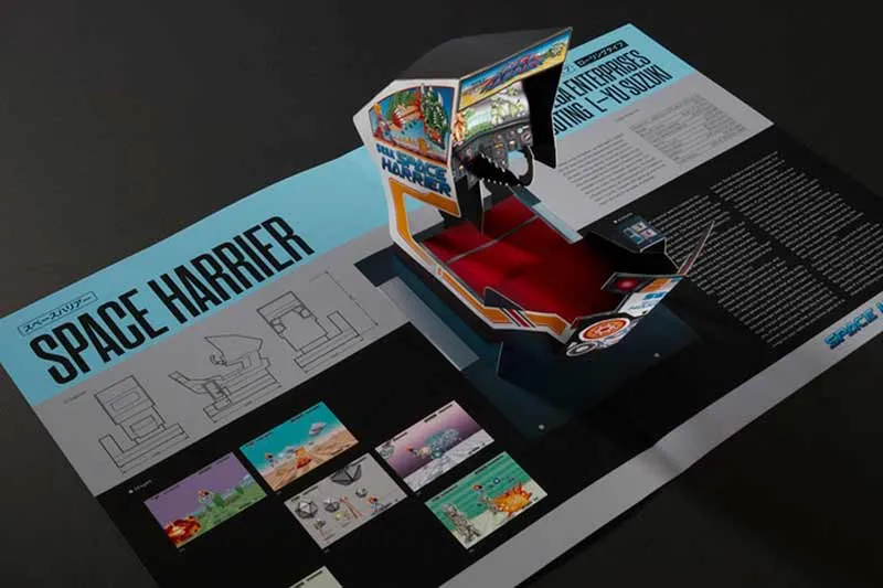 This Kickstarter Is Seeking Funds For A Pop-up Book About Sega's Arcade History