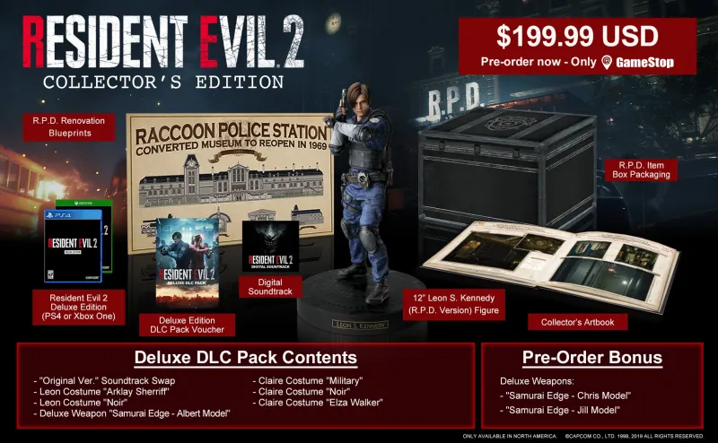 New Resident Evil 2 Details, Collector's Edition Announced