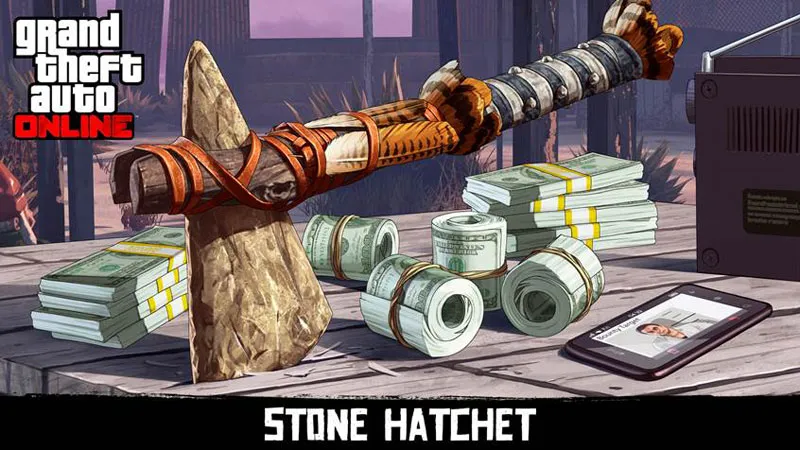 GTA Online/Red Dead Redemption II Crossover Continues With Stone Hatchet