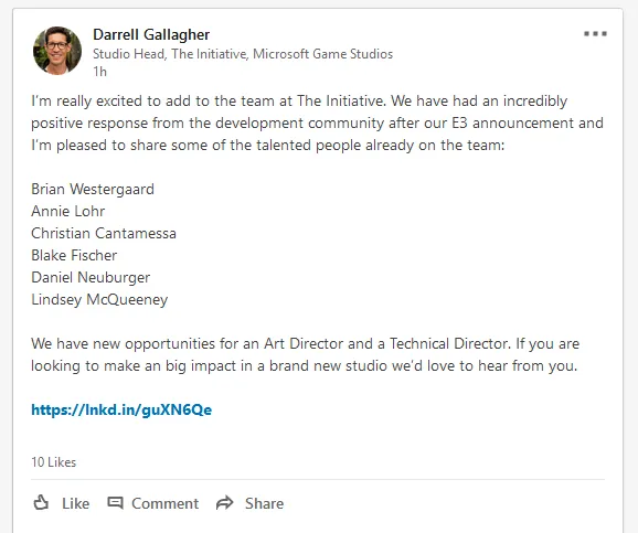 Microsoft Studio The Initiative Hires Red Dead Redemption Writer, Rise Of The Tomb Raider Co-Director