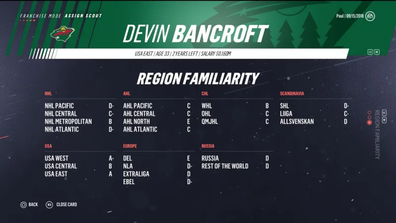 NHL 19 Franchise Mode Interview: Learn The Nitty Gritty Details About The New Scouting System