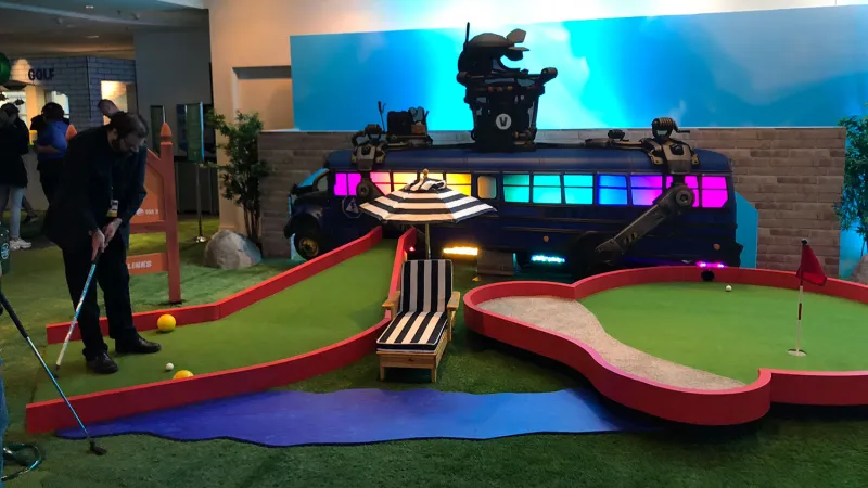 We Played 9 Holes Of Fortnite Minigolf At PAX West