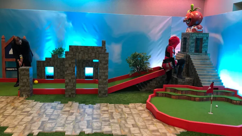 We Played 9 Holes Of Fortnite Minigolf At PAX West