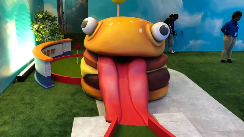 We Played 9 Holes Of Fortnite Minigolf At PAX West