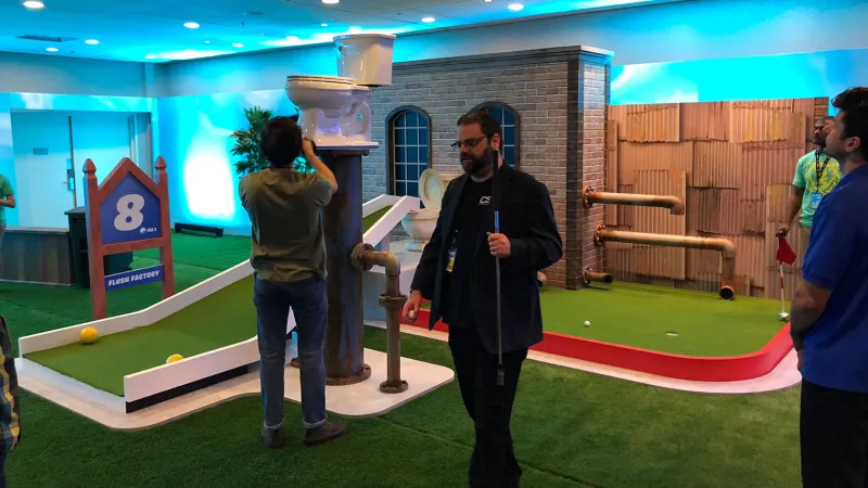 We Played 9 Holes Of Fortnite Minigolf At PAX West