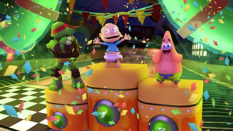 Nickelodeon Kart Racers Trailer Brings The Slime