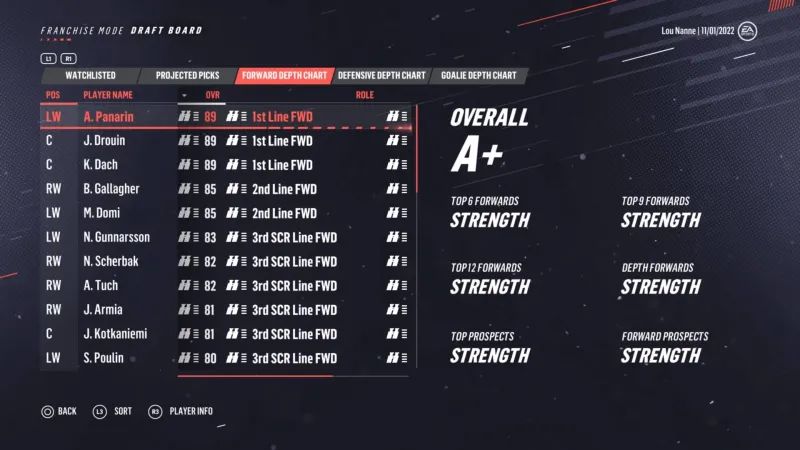 NHL 19 Franchise Mode Scouting System Tips