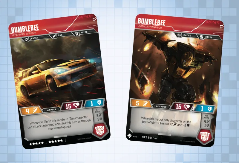 Exclusive First Look At Bumblebee Legendary Warrior in Transformers Trading Card Game