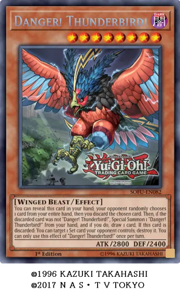 Exclusive Card Reveal: Yu-Gi-Oh! Danger! Thunderbird!