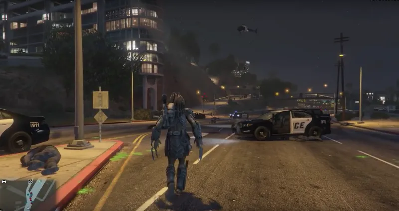 Stalk Prey Across Los Santos As The Predator In This GTA V Mod