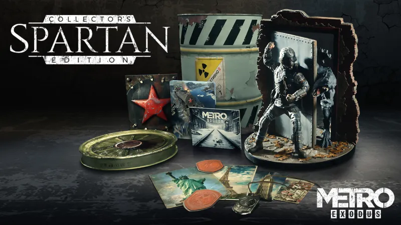 Metro Exodus Collector's Edition Includes Big Statue, Barrel-Shaped Package