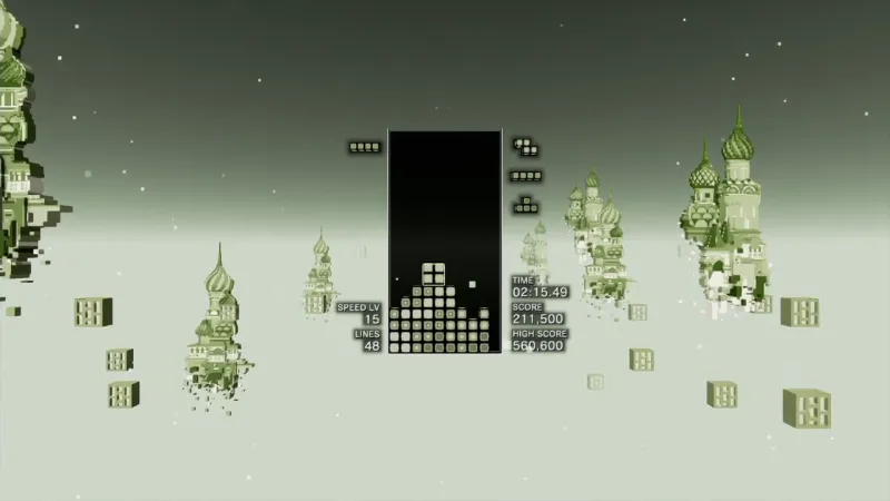 Fans Unlock Classic Tetris Game Boy Skin In Tetris Effect