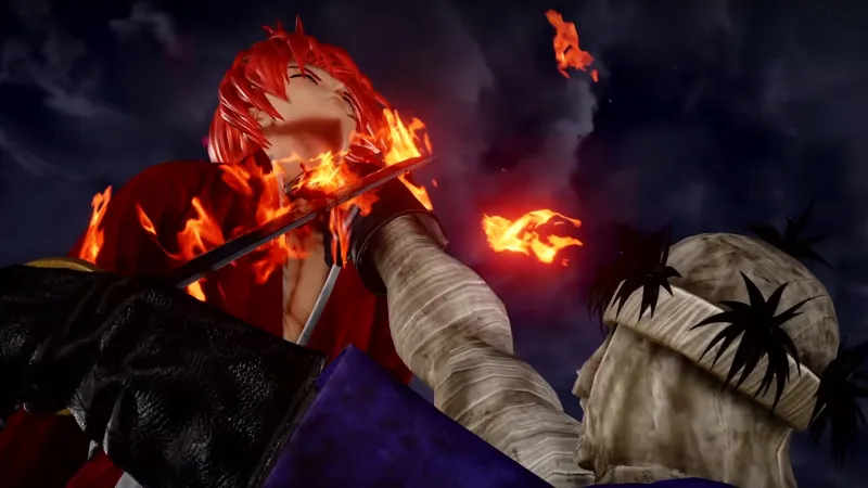 Himura Kenshin and Makoto Shishio Cross Swords In New Jump Force Trailer