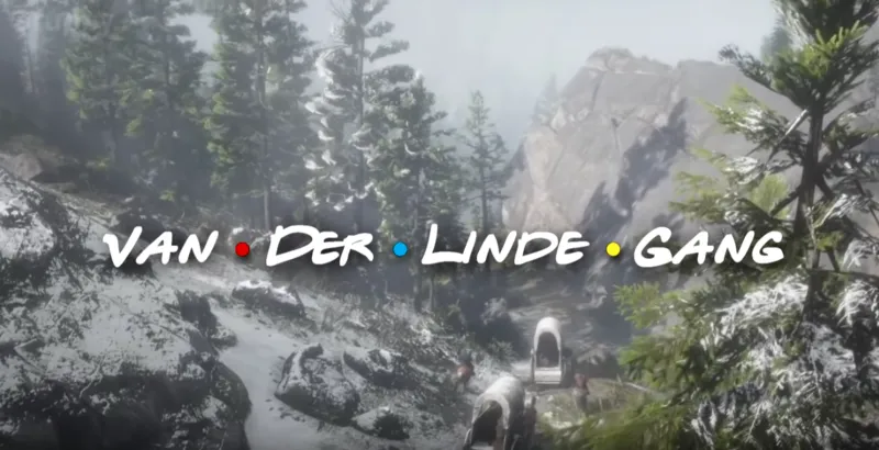 Fan Recreates Friends Opening In Red Dead Redemption II