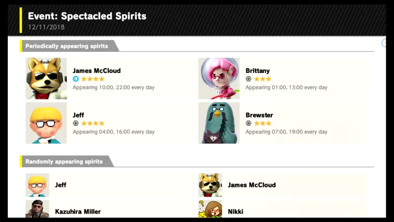 Smash Bros. Ultimate's Next Spirit Event Is Themed After Glasses