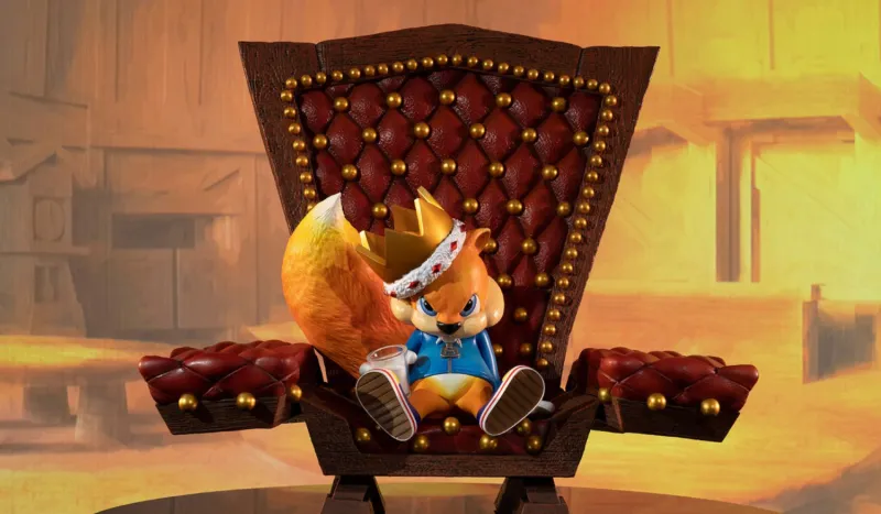 This Regal-Looking Conker's Bad Fur Day Statue Is Available For Pre-Order