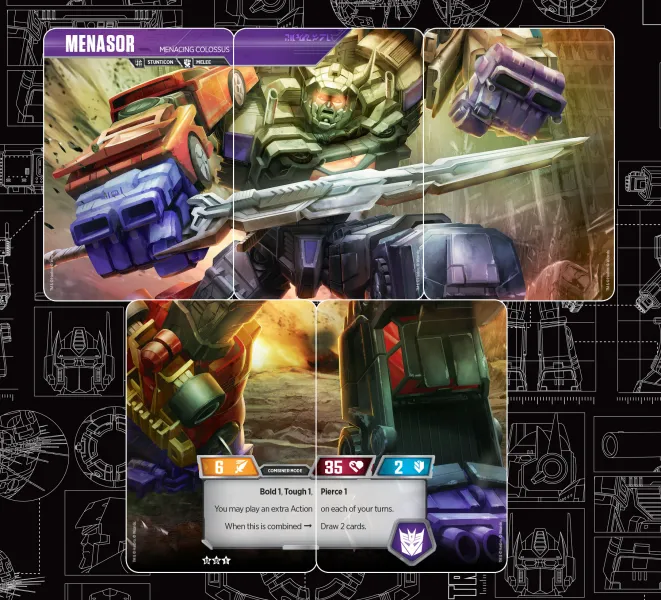 Exclusive Transformers Trading Card Game Reveal - Menasor, Menacing Colossus