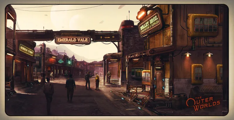 The Story Behind The Outer Worlds’ Amazing Art