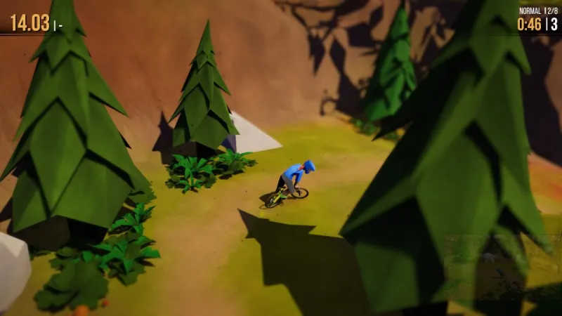 A Mountain Biking Game Designed For Speedrunners