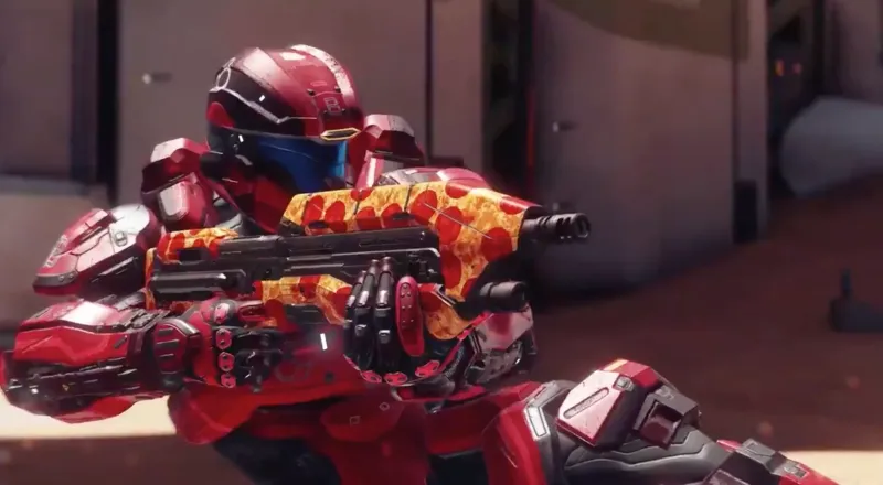 343 Industries Gives Back To Fans With Free Halo 5 Pizza Skin