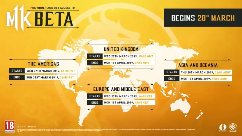 Here's When You Can Beat Up Your Friends In The Mortal Kombat 11 Beta