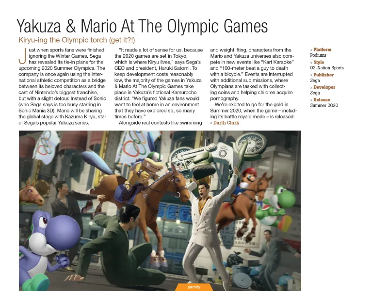 Game Infarcer 2018 Edition: Luigi Odyssey, Xbox One F, Star Wars Battlefront III