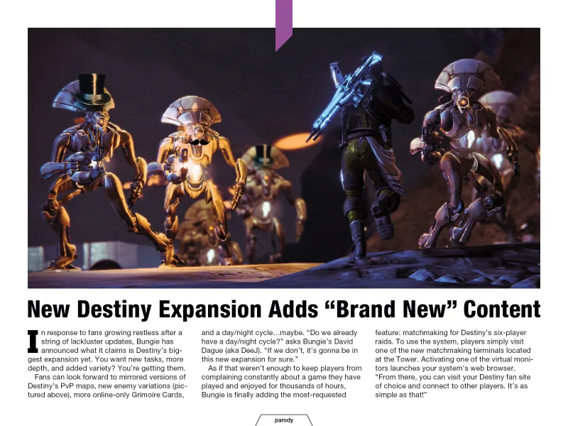 Game Infarcer 2016 Edition: Bloodborne 2, Destiny DLC, and More