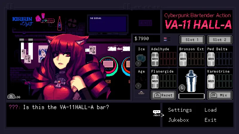 VA-11 HALL-A Gets Release Date For PS4 and Switch