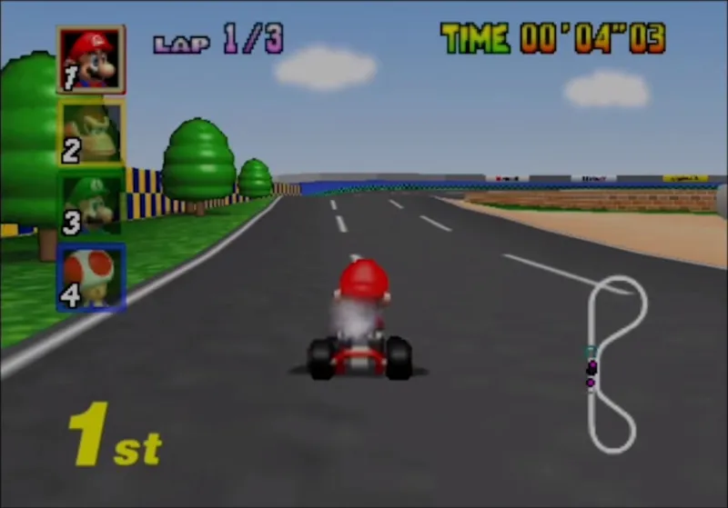 Nintendo Used Some Pretty Cool Tricks To Get Mario Kart 64 To Run On The Nintendo 64