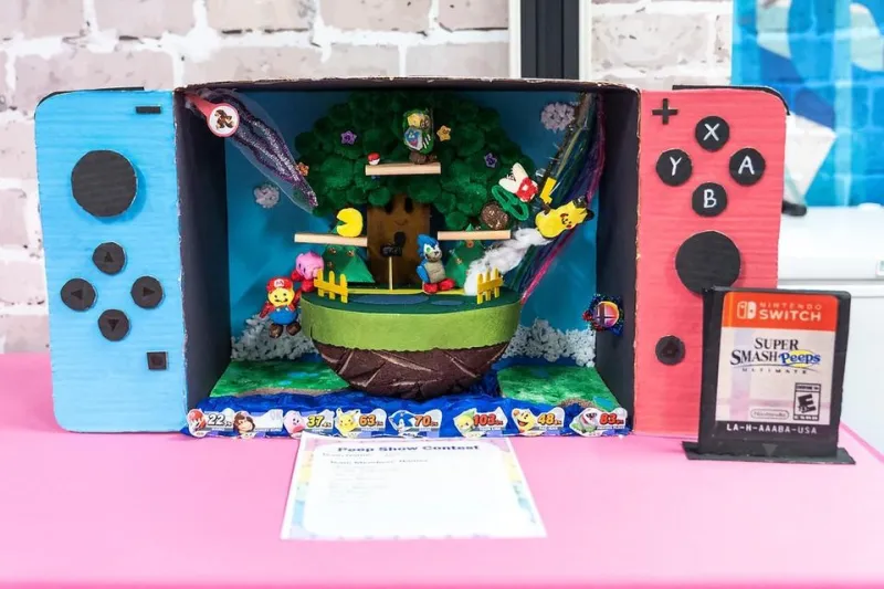 Fan Recreates Super Smash Bros. With Peeps