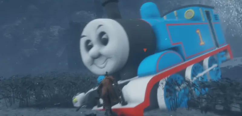 This Mod Swaps Sekiro's Great Serpent For Thomas The Tank Engine
