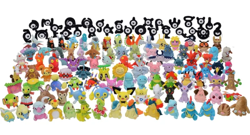 Every Johto Pokémon Is Getting Its Own Plushie