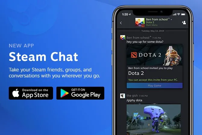 New Steam Chat App Debuts Today