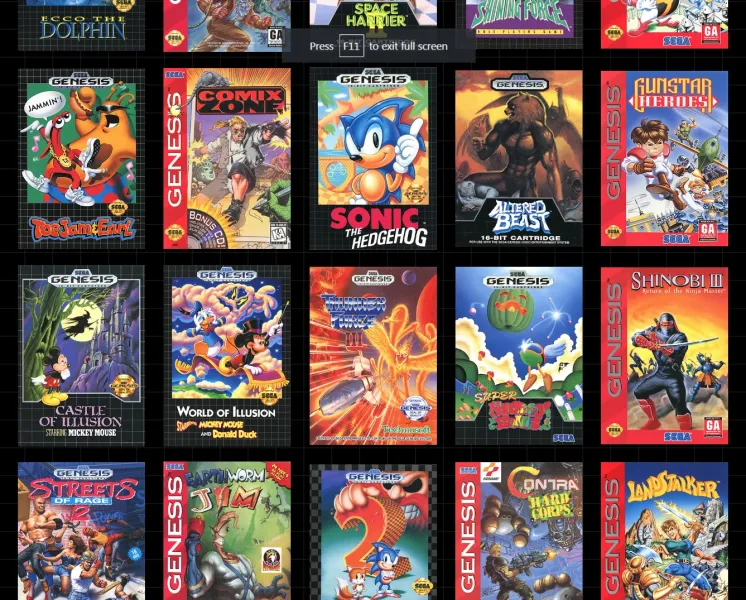 Final 12 Genesis Mini Games List Includes One Of The World's Rarest Versions Of Tetris