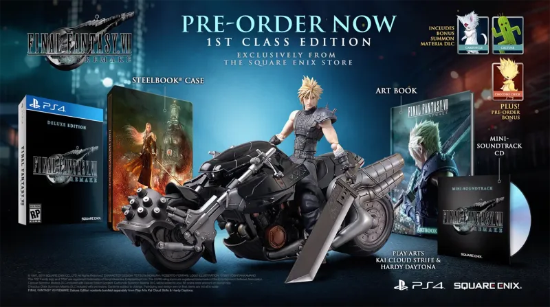 Final Fantasy VII's Remake Is Getting Two Special Editions