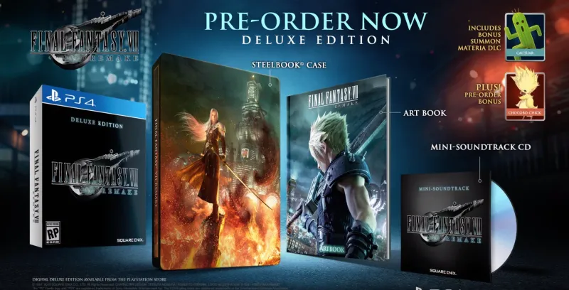 Final Fantasy VII's Remake Is Getting Two Special Editions