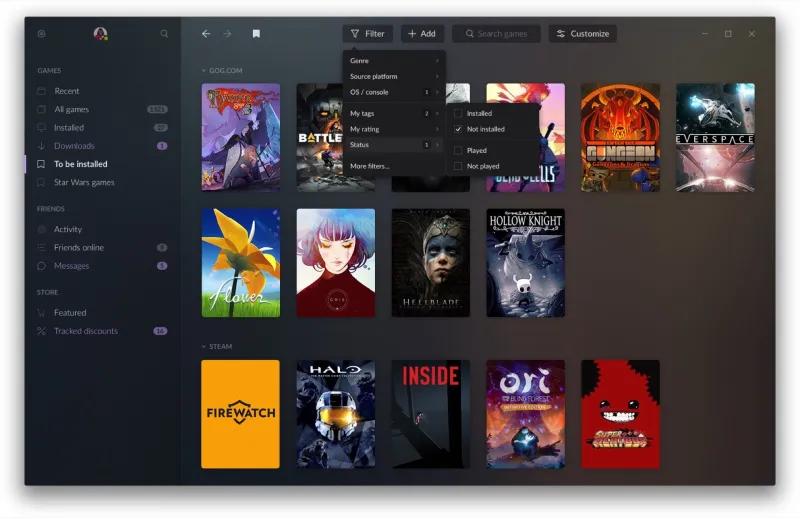 GOG Galaxy 2.0 States Its Case To Be Your One PC Library To Rule Them All