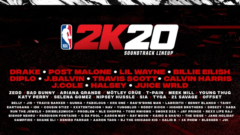 NBA 2K20 Reveals Soundtrack Lineup, Featuring Drake, Billie Eilish, And Lil Wayne 