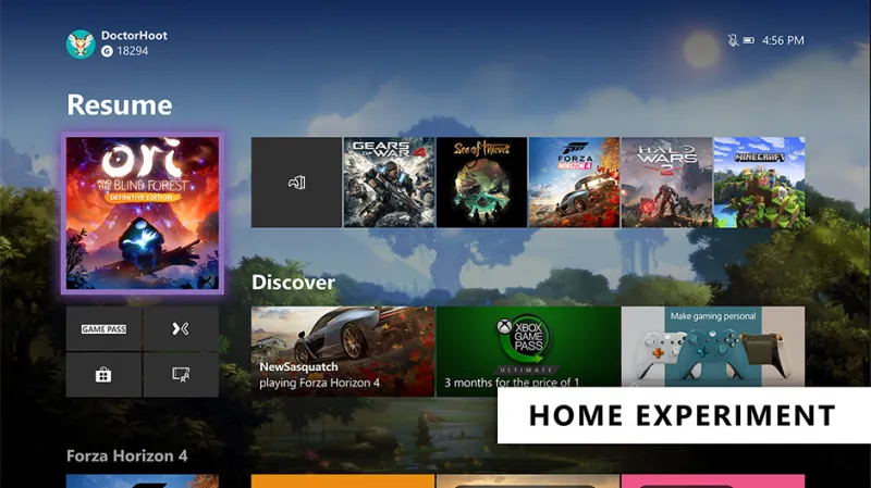 Xbox One's Home Screen Gets Another Makeover In Latest Update