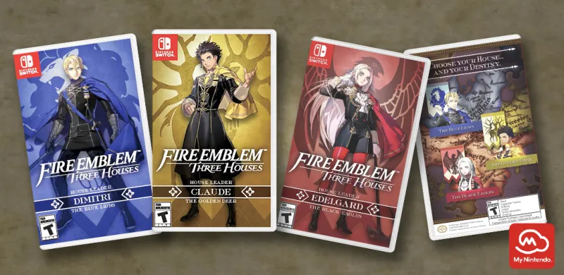You Can Replace Your Fire Emblem: Three Houses Box Art With Your Own House Choice