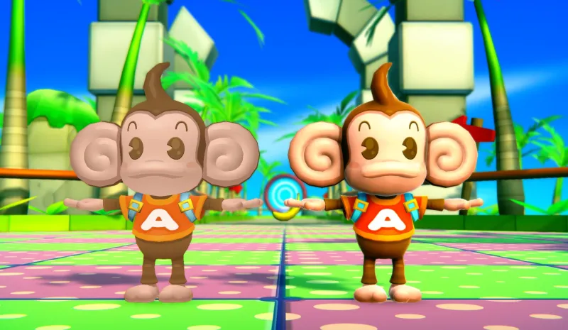 Sega Compares Original Super Monkey Ball: Banana Blitz Character Model With Upcoming HD Version