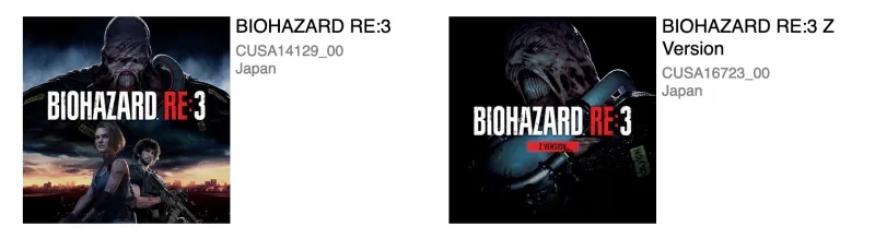 New Resident Evil 3 Art Listed On PlayStation Store, Points Toward Another Remake