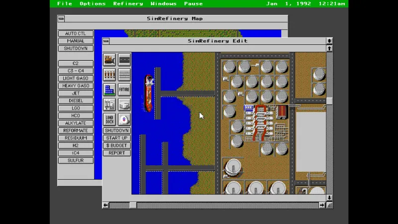 Obscure Maxis Game SimRefinery Now Playable