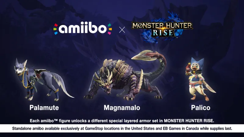 Nintendo Is Adding Three New Monster Hunter Amiibo
