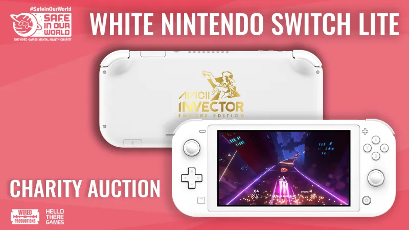"Super Rare" Nintendo Switch Lite Revealed To Raise Money For Mental Health Charities 