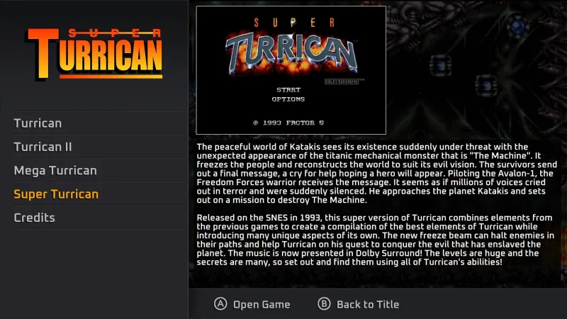 Why You Shouldn’t Miss Out On Turrican Flashback